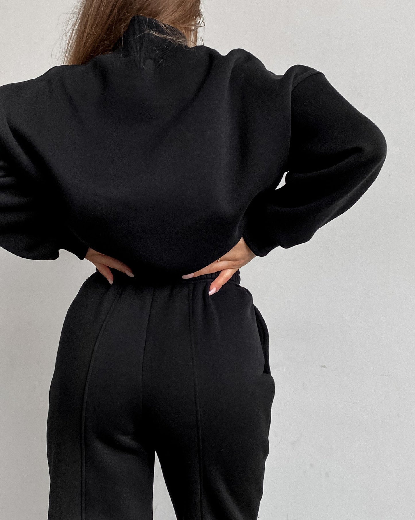 Fırtına bebek kapüşonlu takımı