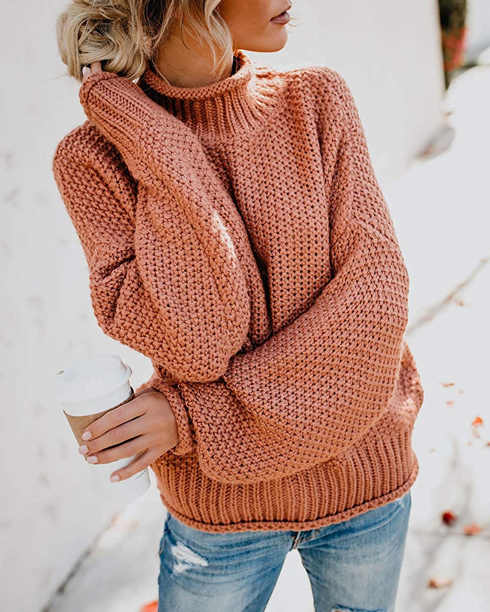 Lavigne kalın örgü kazak