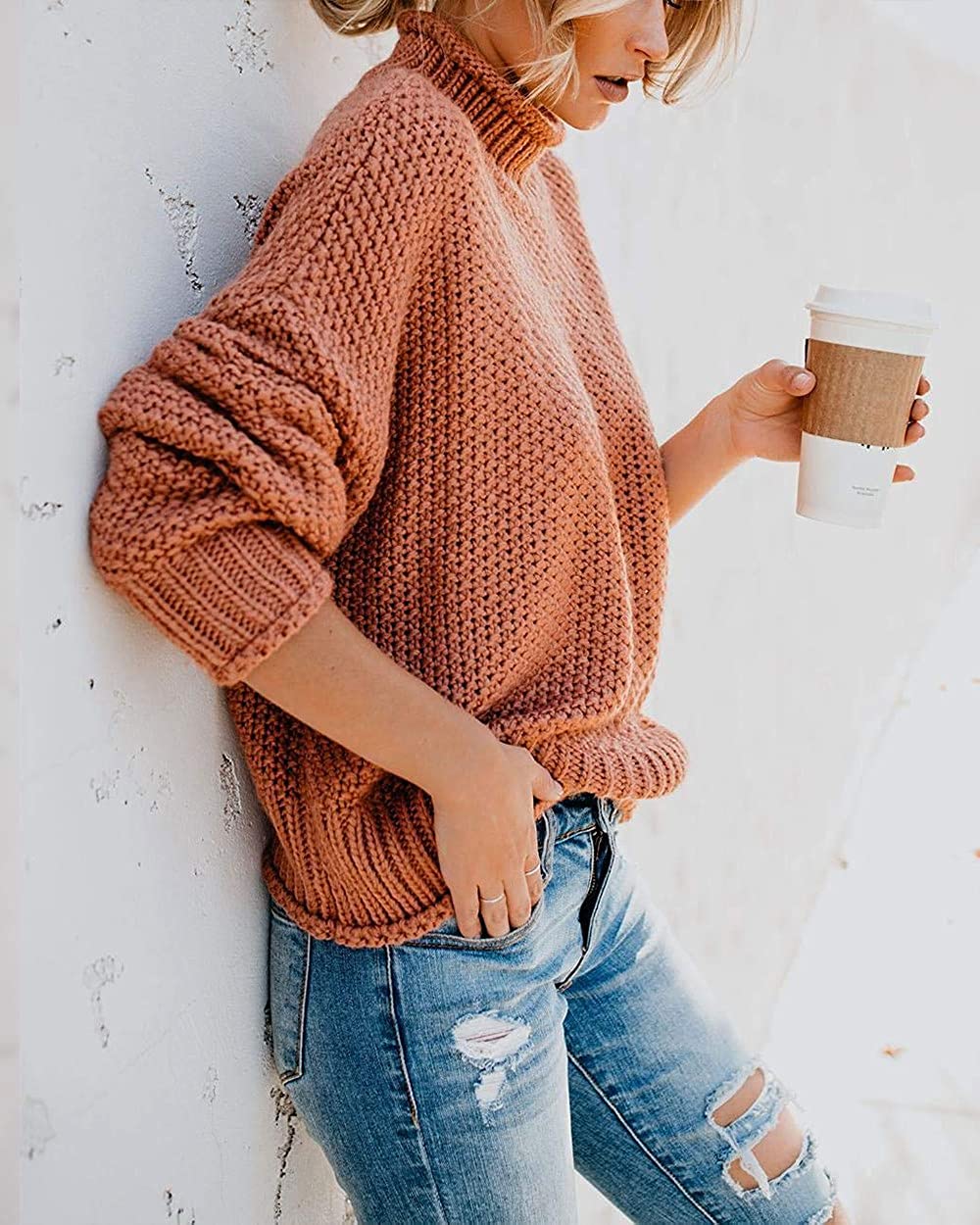 Lavigne kalın örgü kazak