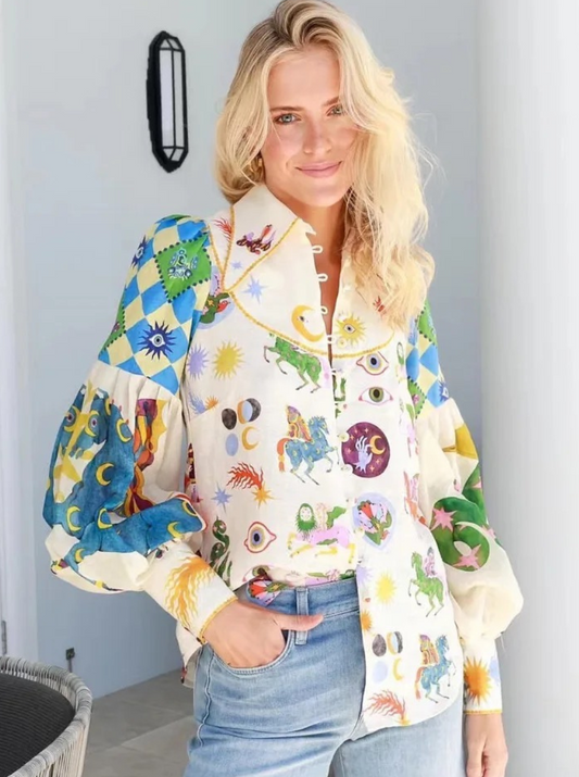 Peyton Farol Kol Bluzu