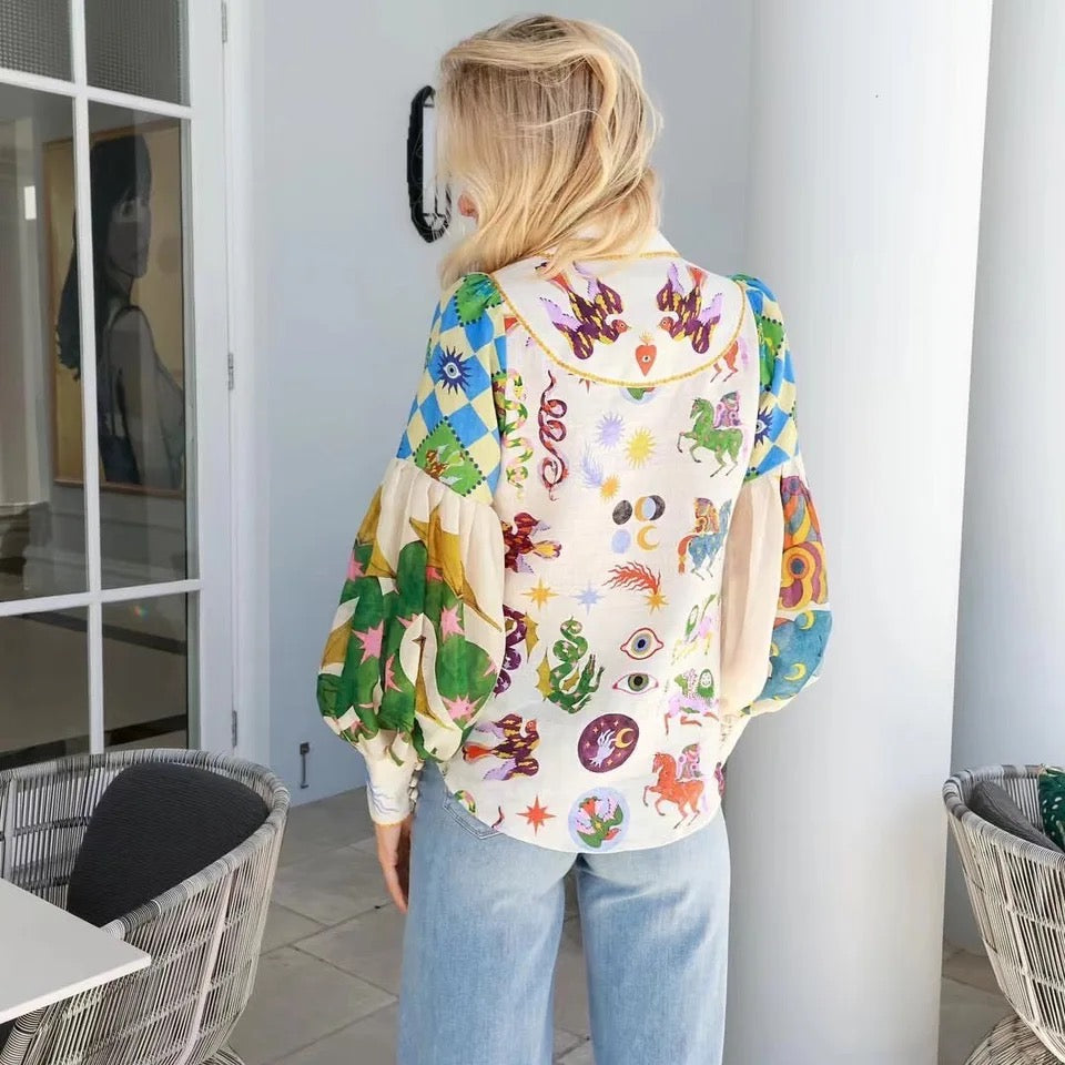 Peyton Farol Kol Bluzu