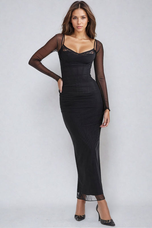 Missi | Glamour ile Uzun Elbise