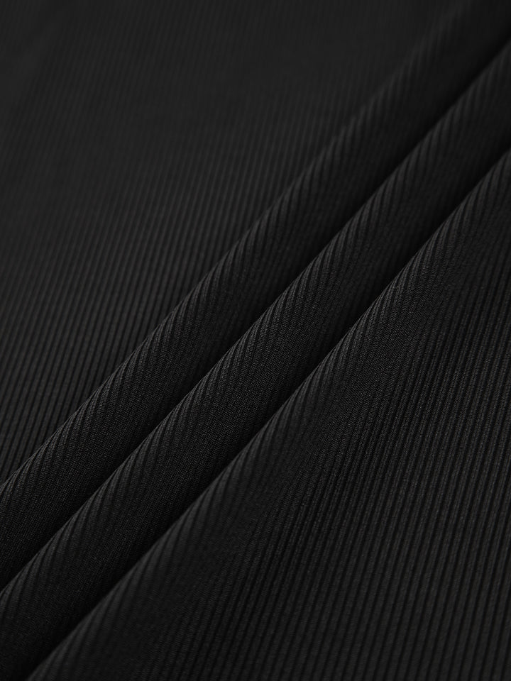 Yüksek yakalı file bluz