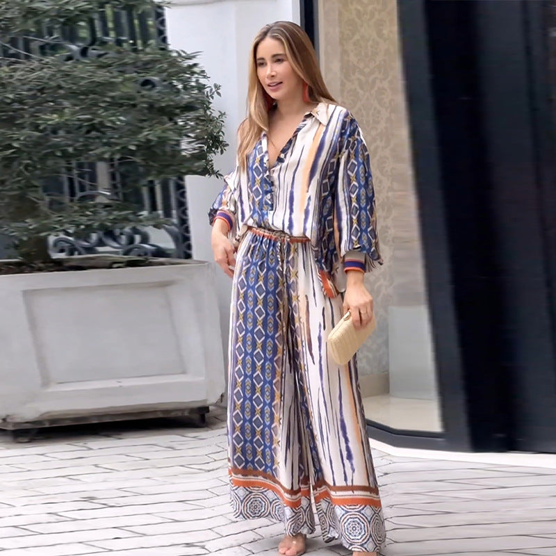 Esther Bohemya Bluz ve Pantolon Takımı