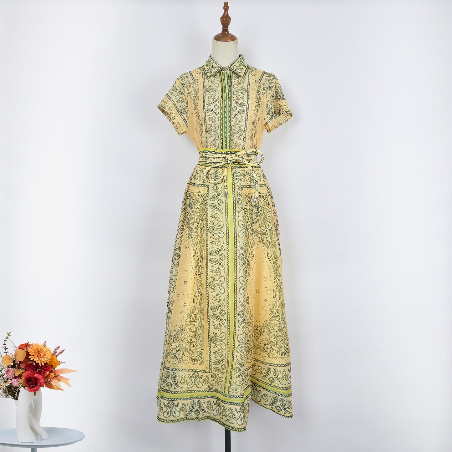 Impera Desenli Bluz ve Etek Seti