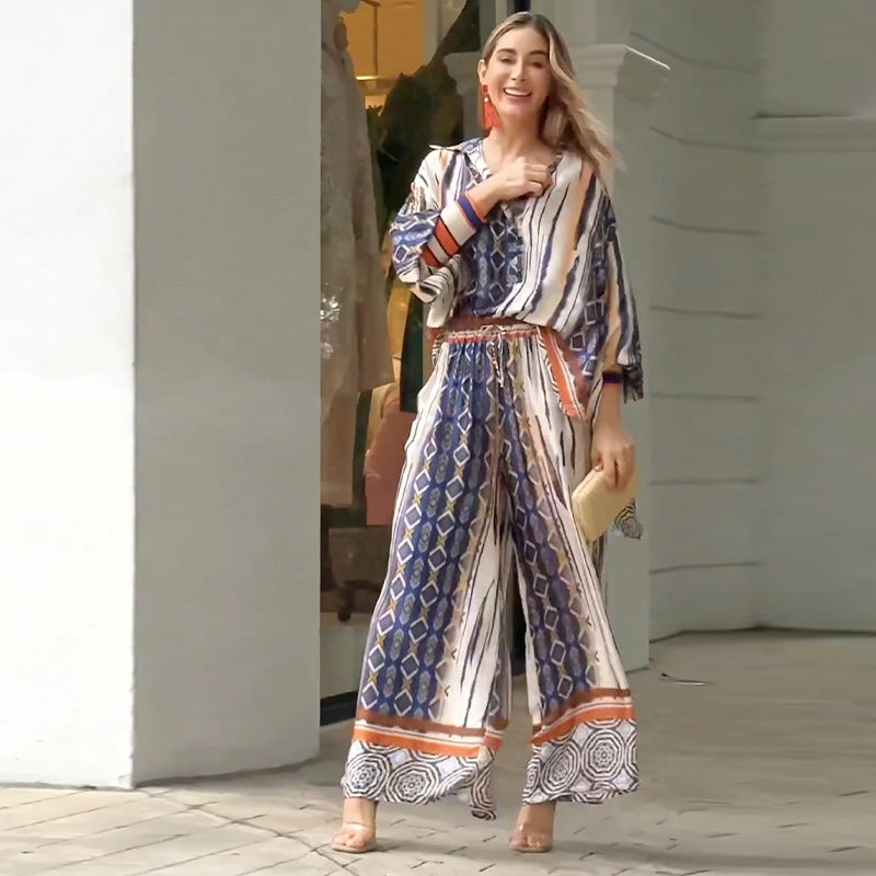 Esther Bohemya Bluz ve Pantolon Takımı