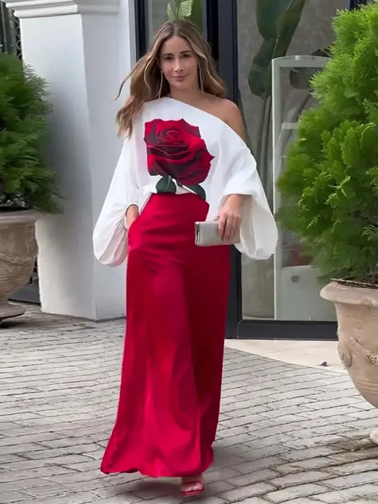 Pembe - Çiçekli Takım Pembe